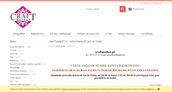 Desktop Screenshot of craftmarket.pl